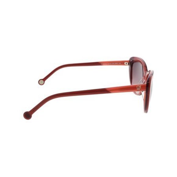 Carolina Herrera Women's Oversized Burgundy Sunglasses - Picture 2 of 3